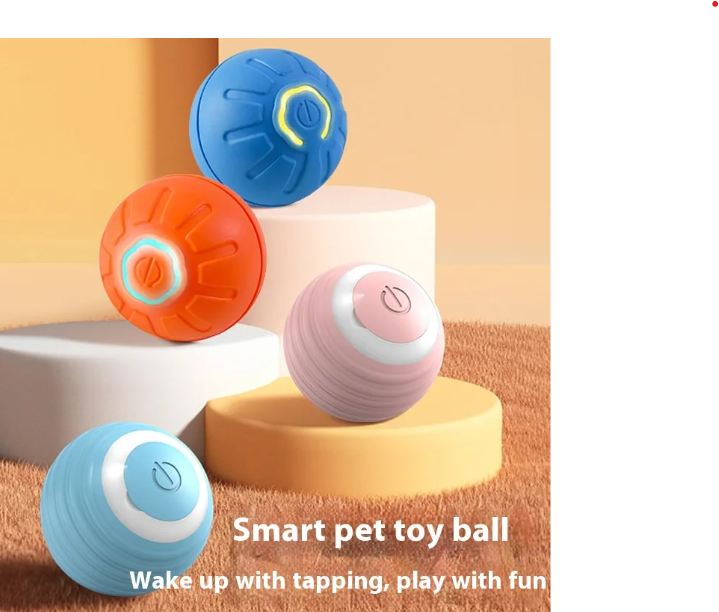 Interactive Smart Dog Toy Ball | Automatic Moving Pet Toy