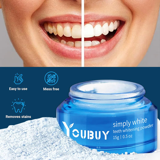 Activated Whitening Powder — Enamel-Safe Stain Remover for a Whiter Smile