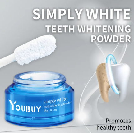 Teeth Whitening Powder — Remove Coffee & Tea Stains for a Brighter Smile